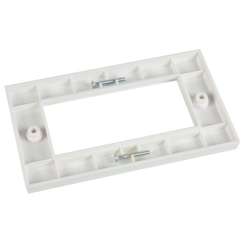 AV:Link Wall Plate Frame Double 4 Modules - 122.505UK - Wall Plate Frame Double 4 Modules — Buy in Cyprus with Fast Delivery