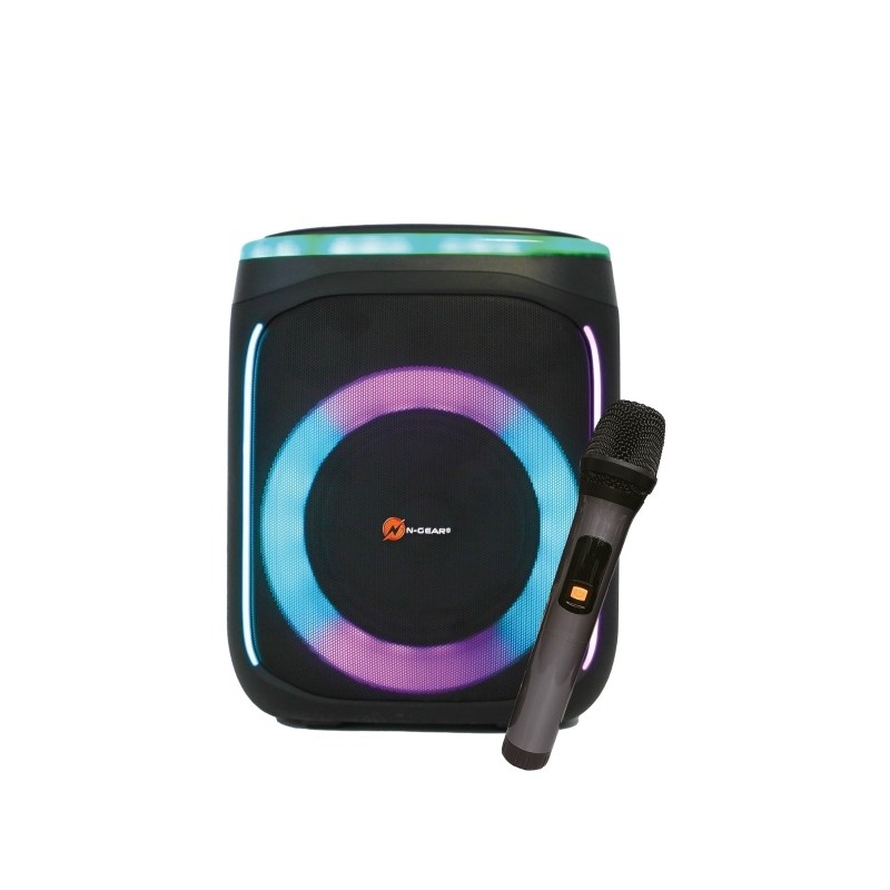 N-Gear FLASHBANGER Karaoke Speaker - 606 - BT USB with 1x Wireless Microphone — Buy in Cyprus with Fast Delivery