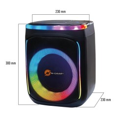 N-Gear FLASHBANGER Karaoke Speaker - 606 - BT USB with 1x Wireless Microphone — Buy in Cyprus with Fast Delivery