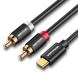 Vention Audio Converter - BGDBG - Audio Converter USB-C to 2RCA Male Cable 1.5m — Buy in Cyprus with Fast Delivery