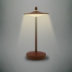 KELU SAKE USB-C Rechargeable IP44 Aluminium Lamp - 130LM Corten — Buy in Cyprus with Fast Delivery