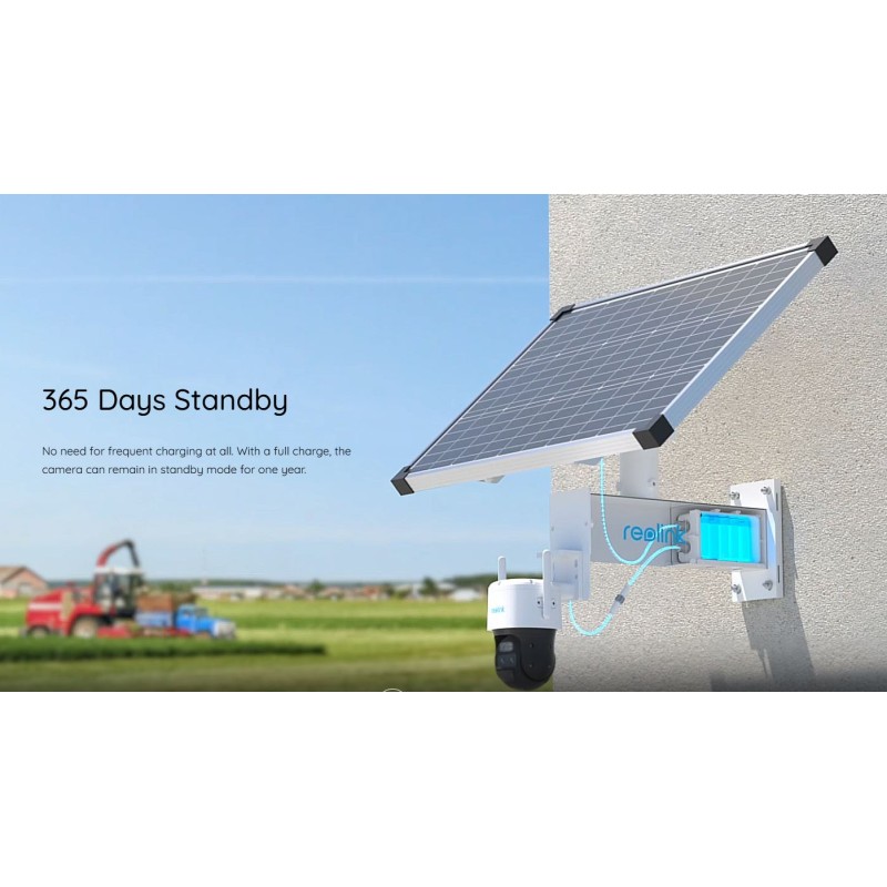 Reolink Outdoor Battery Camera - BP4G - 4K Trackmix LTE With Solar Panel Plus (G790) (Hard Bundle)