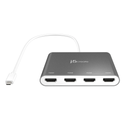 j5create Converter USB-C to 4-Port HDMI Multi-Monitor - JCA366 - Converter USB-C to 4-Port HDMI Multi-Monitor