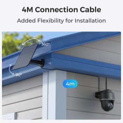 Reolink BPS Solar Panel 2 for Reolink Battery Cameras - Black 6W (Type C) — Buy in Cyprus with Fast Delivery