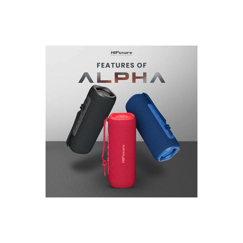 HiFuture Portable BT Speaker - ALPHA - IPX7 20W Blue — Buy in Cyprus with Fast Delivery