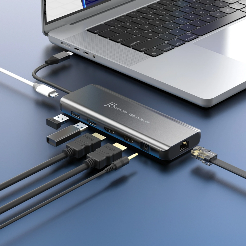 j5create Dock USB-C Dual Display 4K MST - JCD398 - MacBookM3 HDMI RJ45 USB Audio PD — Buy in Cyprus with Fast Delivery