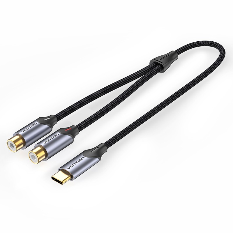 Vention Audio Converter - BGVHD - USB-C to 2RCA Female Cable 0.5m — Buy in Cyprus with Fast Delivery