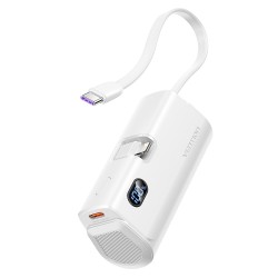 Vention Powerbank - FHRW0 - 4800mAh, 22.5W, Foldable, Lightning, White — Buy in Cyprus with Fast Delivery