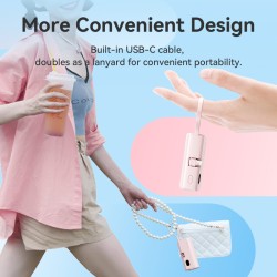 Vention Powerbank - FHRW0 - 4800mAh, 22.5W, Foldable, Lightning, White — Buy in Cyprus with Fast Delivery