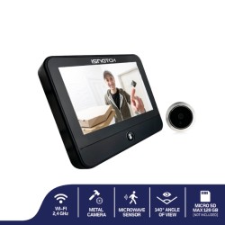 GBC HeyDoor Smart WiFi Peephole with Monitor - 4.3'' - 4.3'' monitor — Buy in Cyprus with Fast Delivery