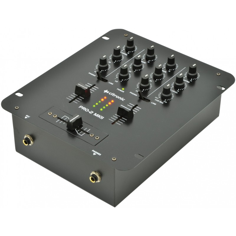 Citronic 2Ch 5 Input Mixer - PRO-2 - Black 172.752UK — Buy in Cyprus with Fast Delivery
