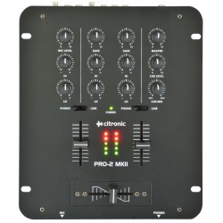 Citronic 2Ch 5 Input Mixer - PRO-2 - Black 172.752UK — Buy in Cyprus with Fast Delivery