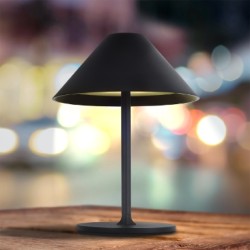 KELU MINI LIBERTY USB-C Rechargeable IP54 Aluminium Table Lamp - 240LM 4000mAh Black — Buy in Cyprus with Fast Delivery