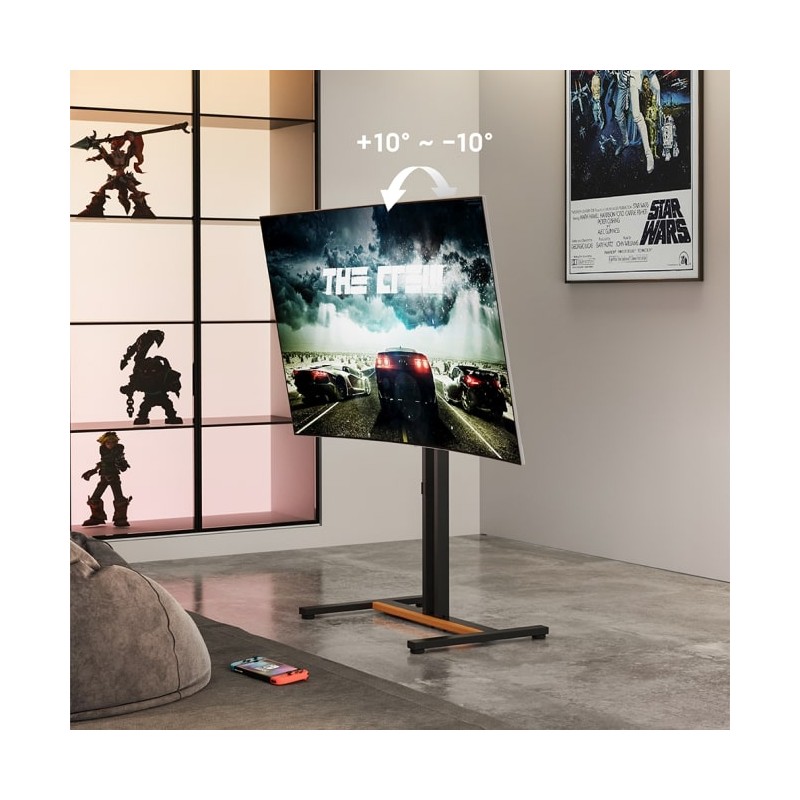 Brateck TV Floorstand - FS47-44T-01 - 40x40, 96cm, 35kg — Buy in Cyprus with Fast Delivery