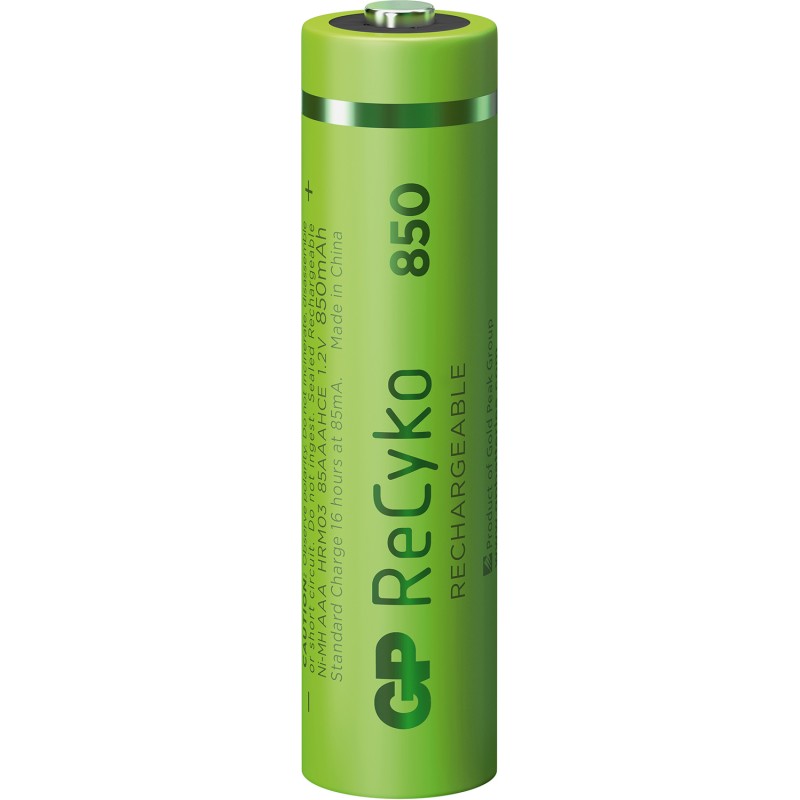 GP ReCyko+ Rechargeable Batteries - AAA 850mah 4pcs — Buy in Cyprus with Fast Delivery