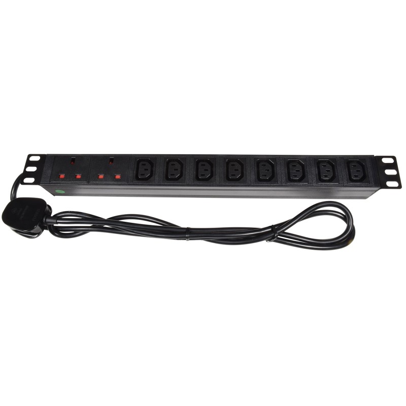 Adastra PDU - 776.497UK - 10-Gang 8xIEC 2xUK PDU 1.8m — Buy in Cyprus with Fast Delivery