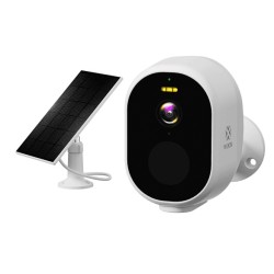 WOOX Outdoor Battery Camera - R4252 - 3MP with Solar Panel-White — Buy in Cyprus with Fast Delivery