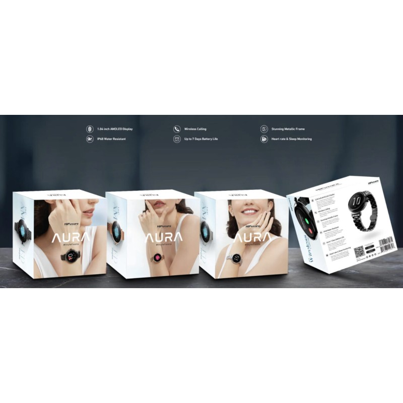 HiFuture AURA SmartWatch Silver - Silver — Buy in Cyprus with Fast Delivery