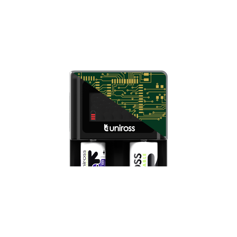 Uniross Compact Smart Charger for NiMH and Lithium Batteries - UCX006 - Compact Smart Charger for NiMH and Lithium Batteries