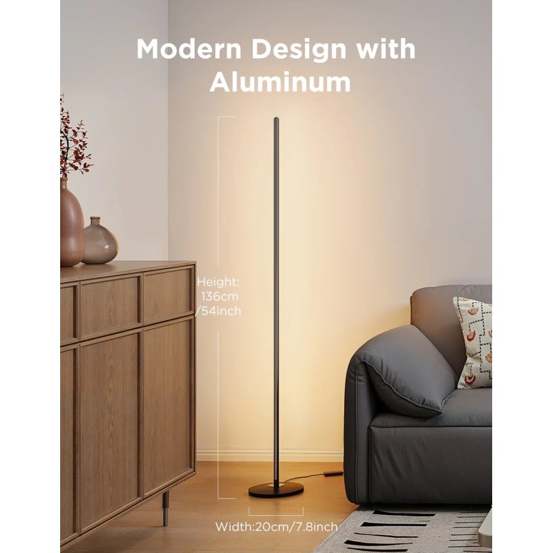 Govee Floor Lamp Lite Smart RGBICW Corner Lamp - Floor Lamp, Matter — Buy in Cyprus with Fast Delivery