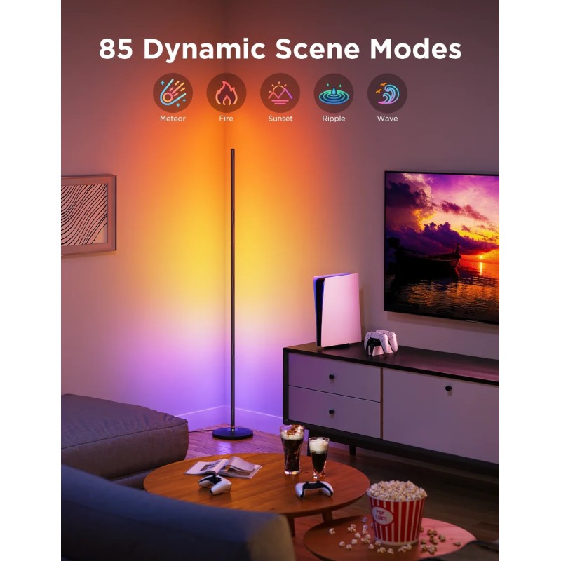 Govee Floor Lamp Lite Smart RGBICW Corner Lamp - Floor Lamp, Matter — Buy in Cyprus with Fast Delivery
