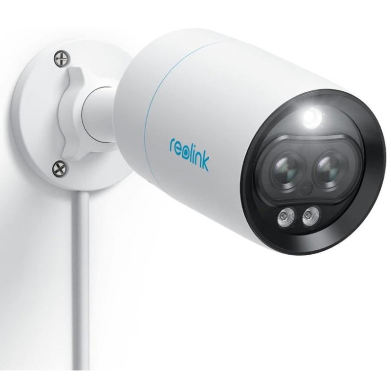 Reolink IP Bullet Spotlight Camera - RLC-81MA - (P330M) 8MP POE IP Bullet Spotlight Camera Dual Wide Angle & Telephoto Lens