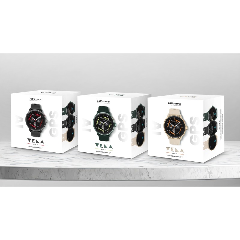 HiFuture Adventure GPS SmartWatch - VELA - Black — Buy in Cyprus with Fast Delivery