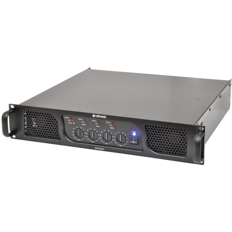 Citronic Quad Power Amplifier - QP2320 - 4x580W@2ohms 172.243UK — Buy in Cyprus with Fast Delivery