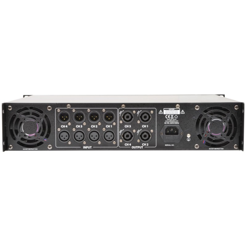 Citronic Quad Power Amplifier - QP2320 - 4x580W@2ohms 172.243UK — Buy in Cyprus with Fast Delivery