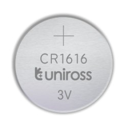 Uniross Button Cell Lithium Battery - CR1616 - Button Cell Lithium Battery (5pack) — Buy in Cyprus with Fast Delivery