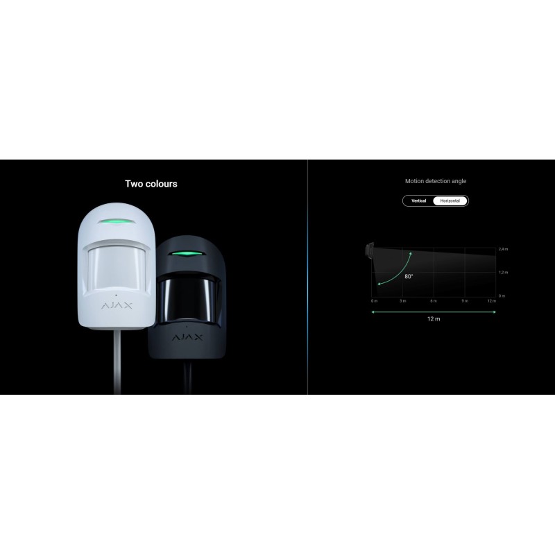 AJAX FIBRA CombiProtect White - Requires License — Buy in Cyprus with Fast Delivery