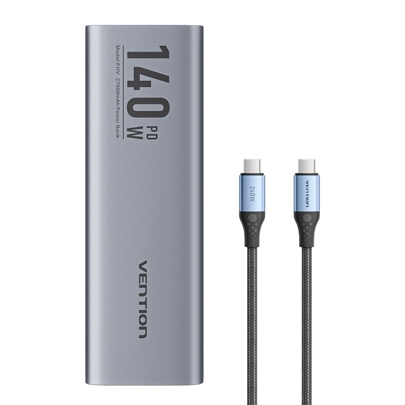 Vention Powerbank 27000mAh 140W 3xUSBC+USB-A - FHVH0 - 27000mAh 140W 3xUSBC+USB-A — Buy in Cyprus with Fast Delivery