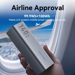 Vention Powerbank 27000mAh 140W 3xUSBC+USB-A - FHVH0 - 27000mAh 140W 3xUSBC+USB-A — Buy in Cyprus with Fast Delivery