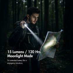 Uniross USB Rechargeable Torch - GX500 - IP44 Waterproof Aluminium 1000 lumens 140m Beam 120hrs Battery