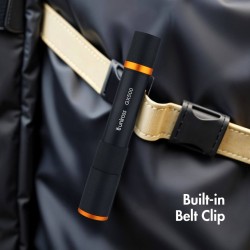 Uniross USB Rechargeable Torch - GX500 - IP44 Waterproof Aluminium 1000 lumens 140m Beam 120hrs Battery