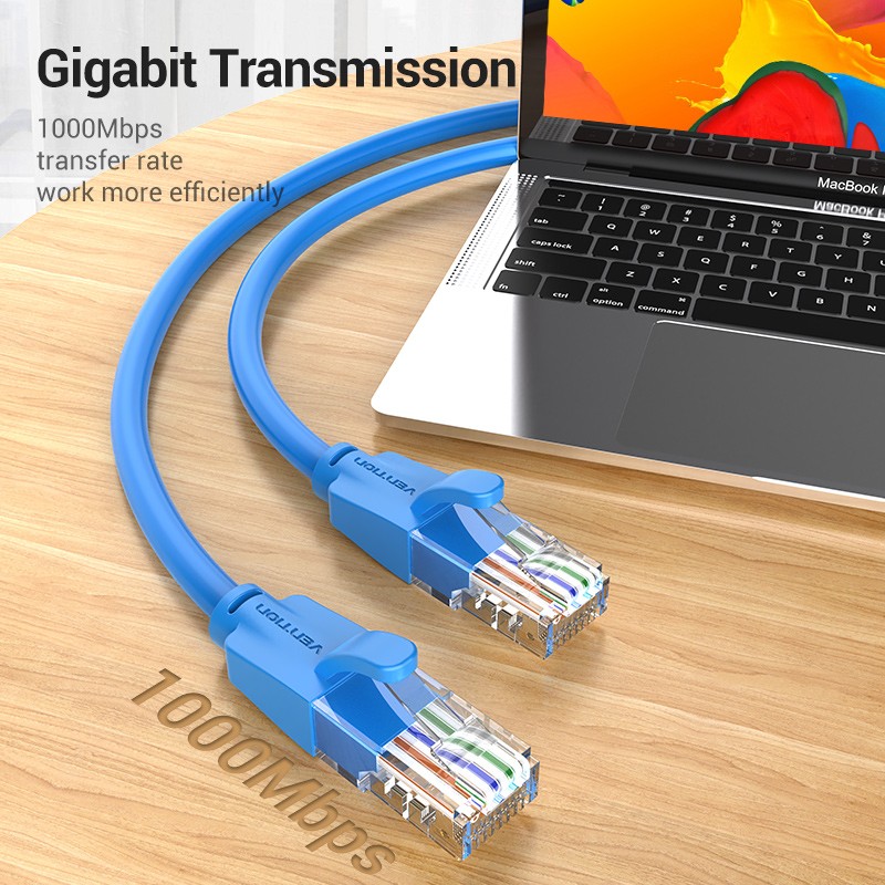Vention Network Cable - CAT6 UTP - 1.0m - Blue — Buy in Cyprus with Fast Delivery