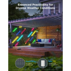 Govee LED Curtain Lights - H70B4 - 2 WiFi & BT RGBIC 3mx2.0m IP65 (EU) — Buy in Cyprus with Fast Delivery