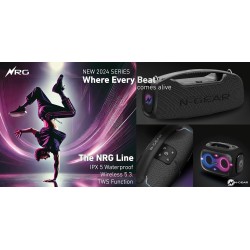 N-Gear Portable Karaoke Outdoor Speaker 1xWireless Mic - NRG500 - Portable Karaoke Outdoor Speaker 1xWireless Mic