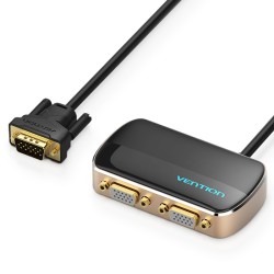 Vention VGA Splitter - DBABF - 2-Port with Power & VGA Cable 1.0m — Buy in Cyprus with Fast Delivery