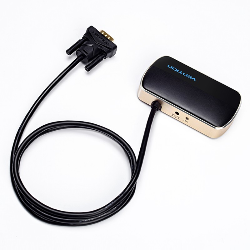 Vention VGA Splitter - DBABF - 2-Port with Power & VGA Cable 1.0m — Buy in Cyprus with Fast Delivery