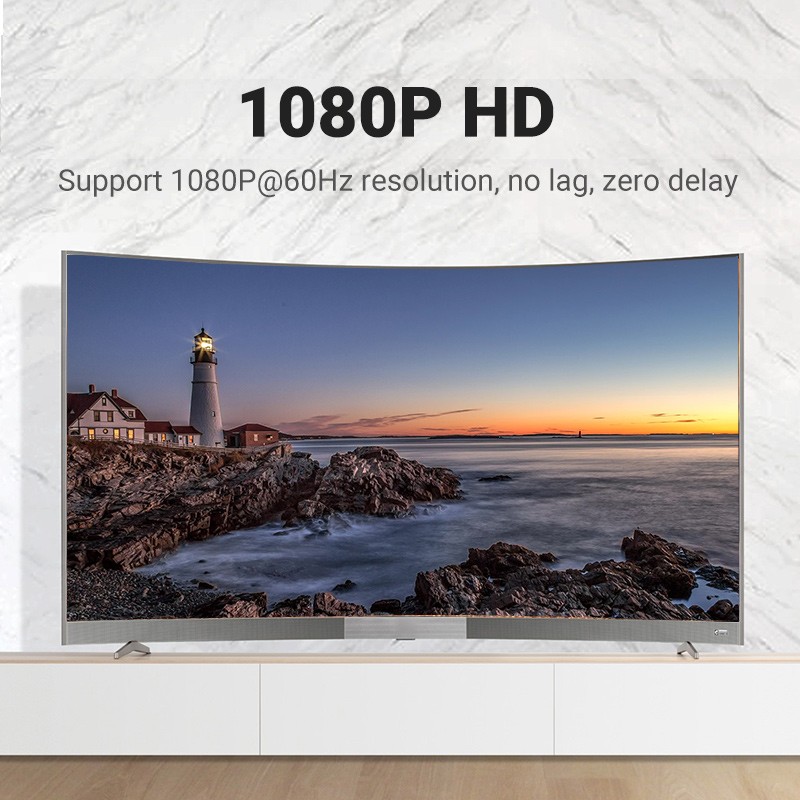 Vention VGA Splitter - DBABF - 2-Port with Power & VGA Cable 1.0m — Buy in Cyprus with Fast Delivery