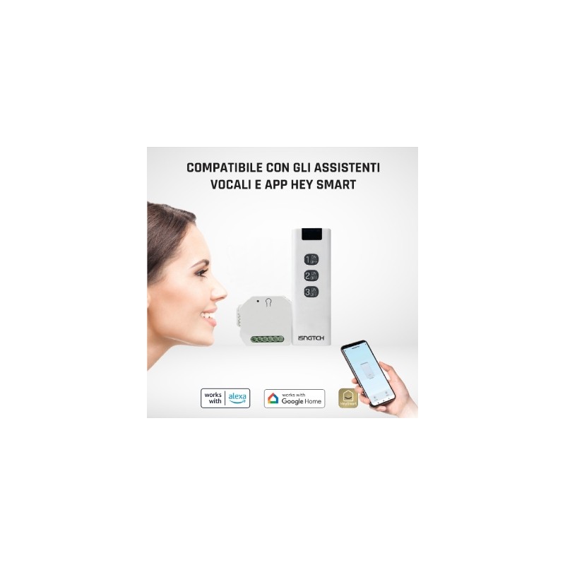 GBC HeySwitch+ Smart WiFi Module Kit for Lighting - with Remote Control — Buy in Cyprus with Fast Delivery