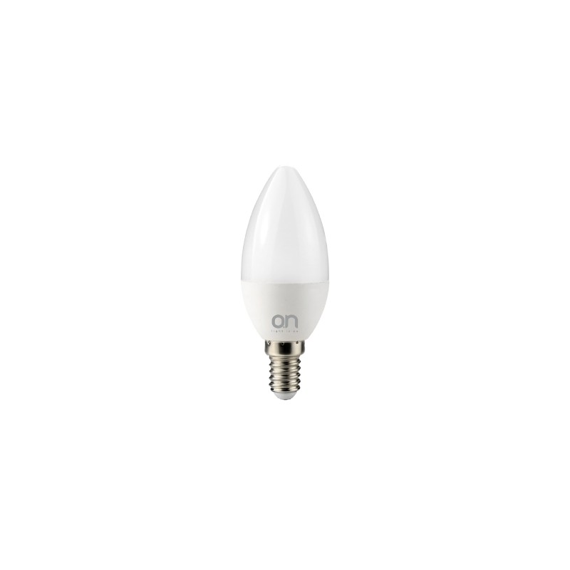 GBC ON LED Candle - E14 C37 6W 3000K Warm White — Buy in Cyprus with Fast Delivery