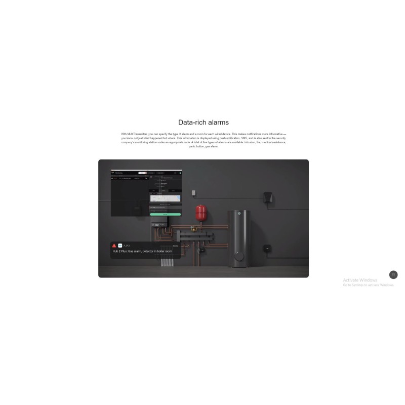 AJAX MultiTransmitter - Wireless Integration — Buy in Cyprus with Fast Delivery