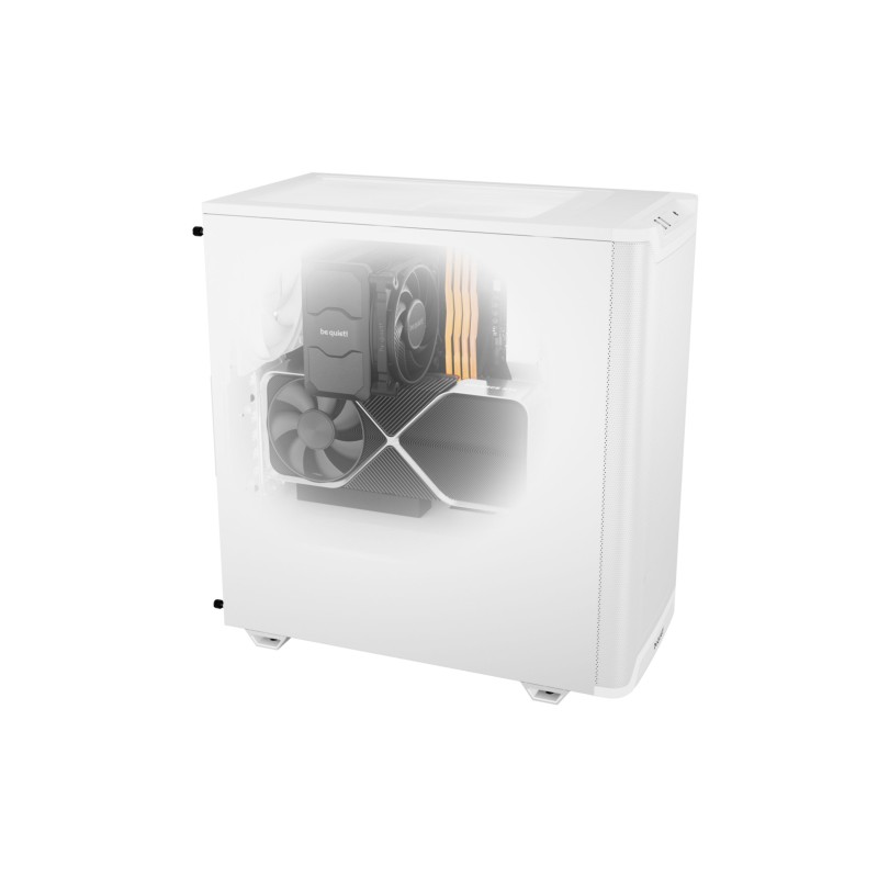 be quiet Pure Base 501 Airflow - Mid Tower PC Case, White, ATX/mATX/Mini-ITX, USB-C — Buy in Cyprus with Fast Delivery