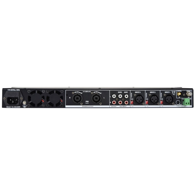 Adastra MM240 Rackmount Amplifier - 953.030UK - 2x120W@4ohms USB BT FM — Buy in Cyprus with Fast Delivery