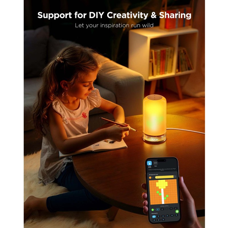 Govee RGBICWW Smart Table Lamp 2 - H6022 - Smart Table Lamp — Buy in Cyprus with Fast Delivery