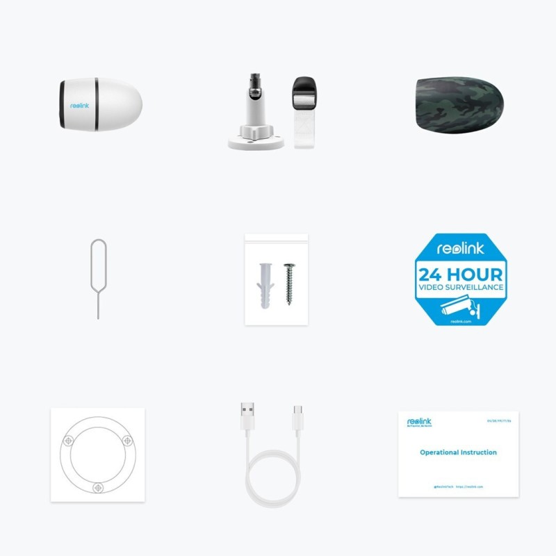 Reolink Outdoor Battery Camera 4MP GO PLUS (G330) - BP4G - Outdoor Battery Camera 4MP GO PLUS (G330)