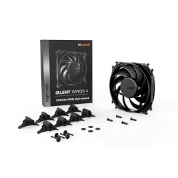 be quiet! Silent Wings 4 120mm PWM High-Speed Case Fan - Black, 2500 RPM, 4-pin PWM — Buy in Cyprus with Fast Delivery
