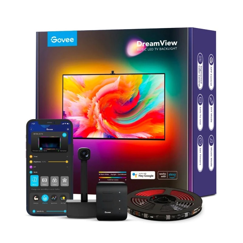 Govee TV Backlight DreamView T1 - H6199 - for 55-65 inch — Buy in Cyprus with Fast Delivery